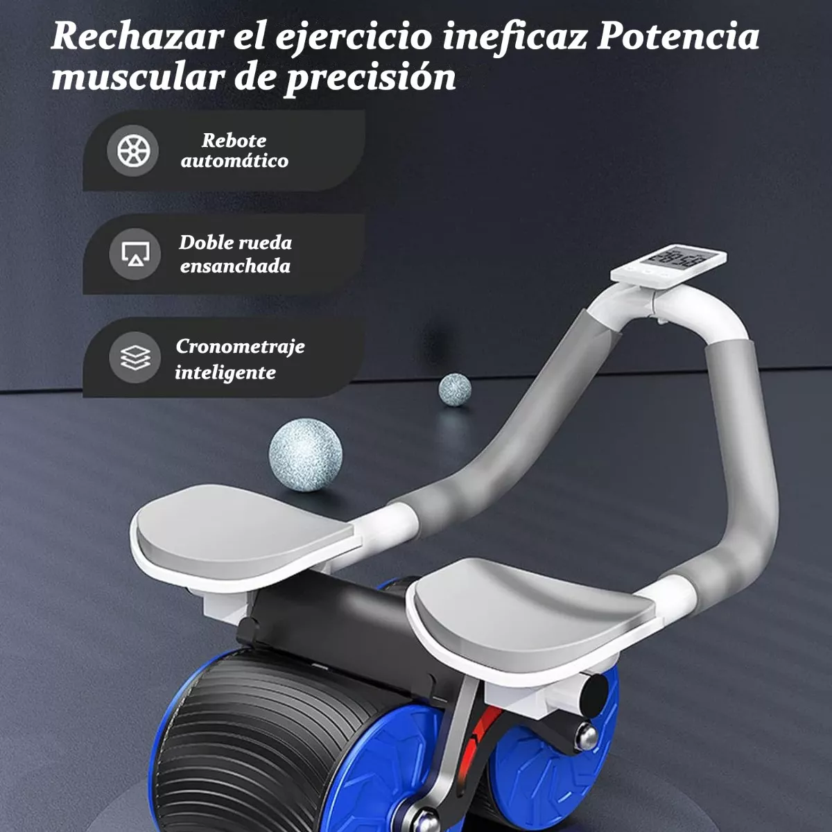 Foto 2 | Rollos Abdominales con Rebote Eo Safe Imports  Esi-9880 Multicolor Automático con Temporizador