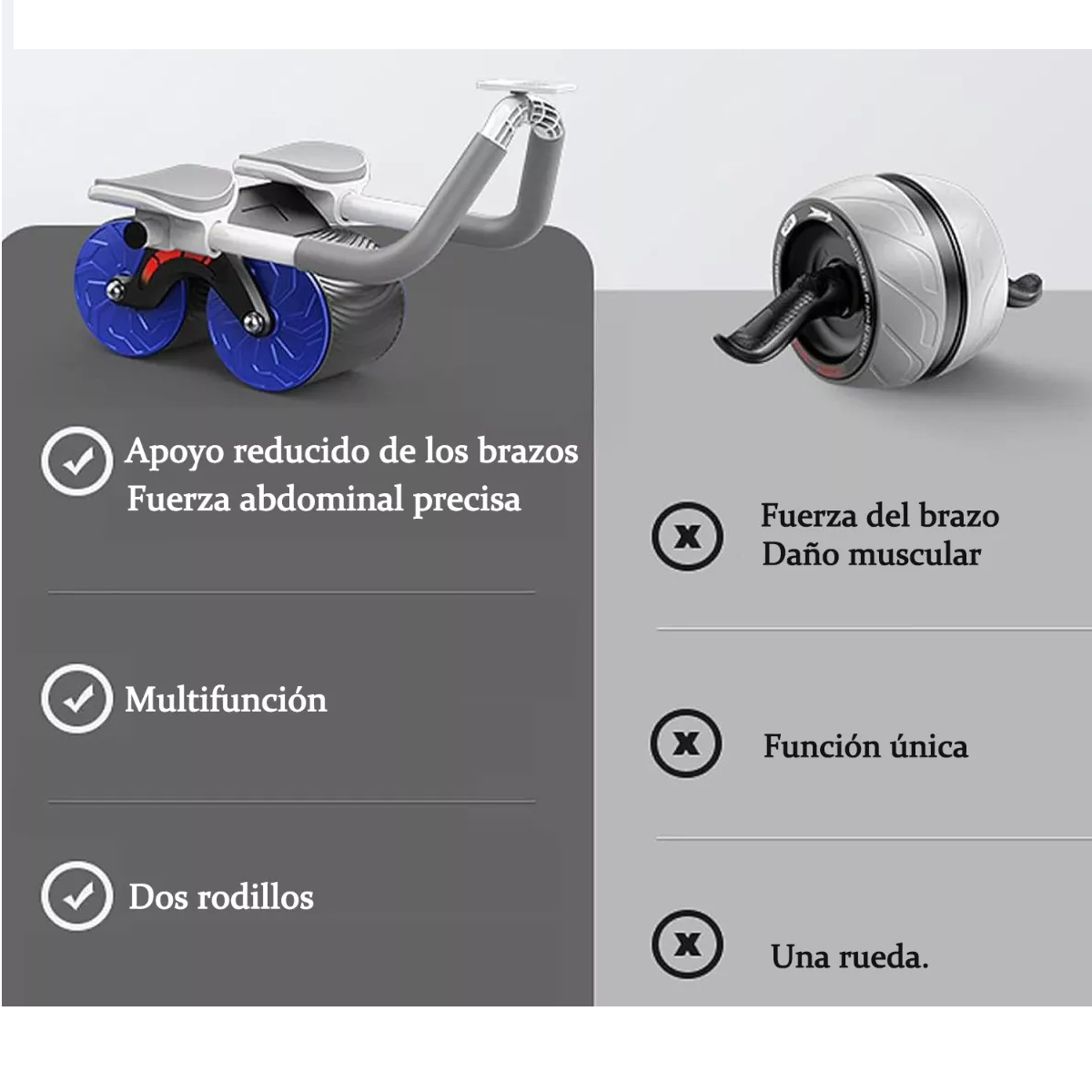 Foto 3 | Rollos Abdominales con Rebote Eo Safe Imports  Esi-9880 Multicolor Automático con Temporizador