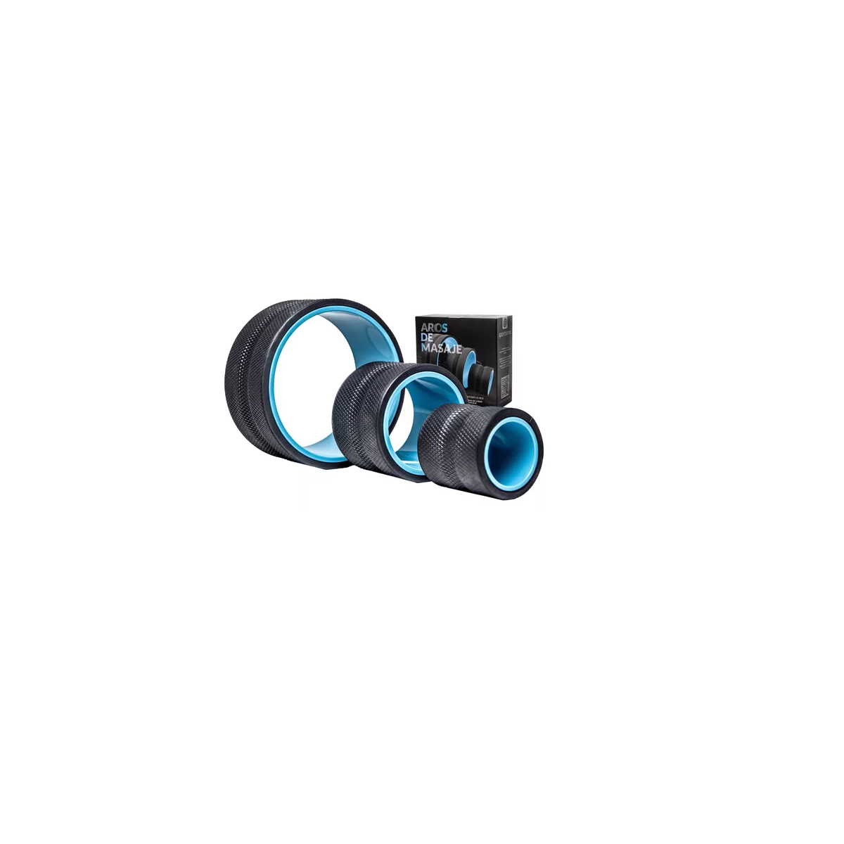 Foto 3 pulgar | Set de 3 Rueda de Masaje Sportisimo Eo Safe Imports  Esi-12505 Multicolor