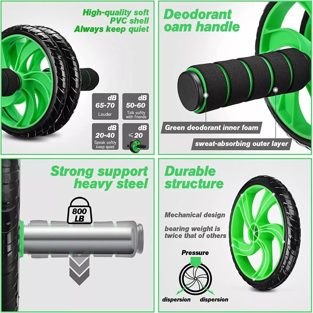 Foto 4 pulgar | Kit Rodillo Rueda Abdominal Barras Push-up Cuerda Ejercitado Eo Safe Imports Esi-13972 Multicolor