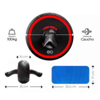 Foto 2 | Rueda para Ejercicio Abs Gimnasio Eo Safe Imports esi-9882-1 Multicolor
