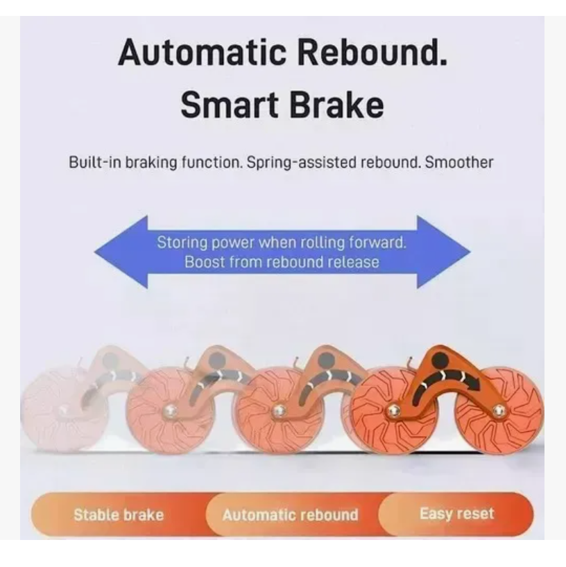 Foto 2 | Aueda Abdominal Ruedas Abs De Rebote Automáticas Abdominales