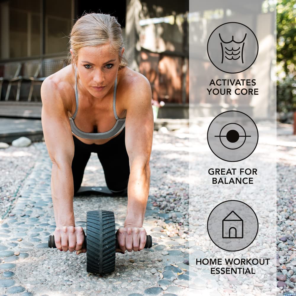 Foto 7 pulgar | Rueda para Abdominales Sports Research Negro-Venta Internacional