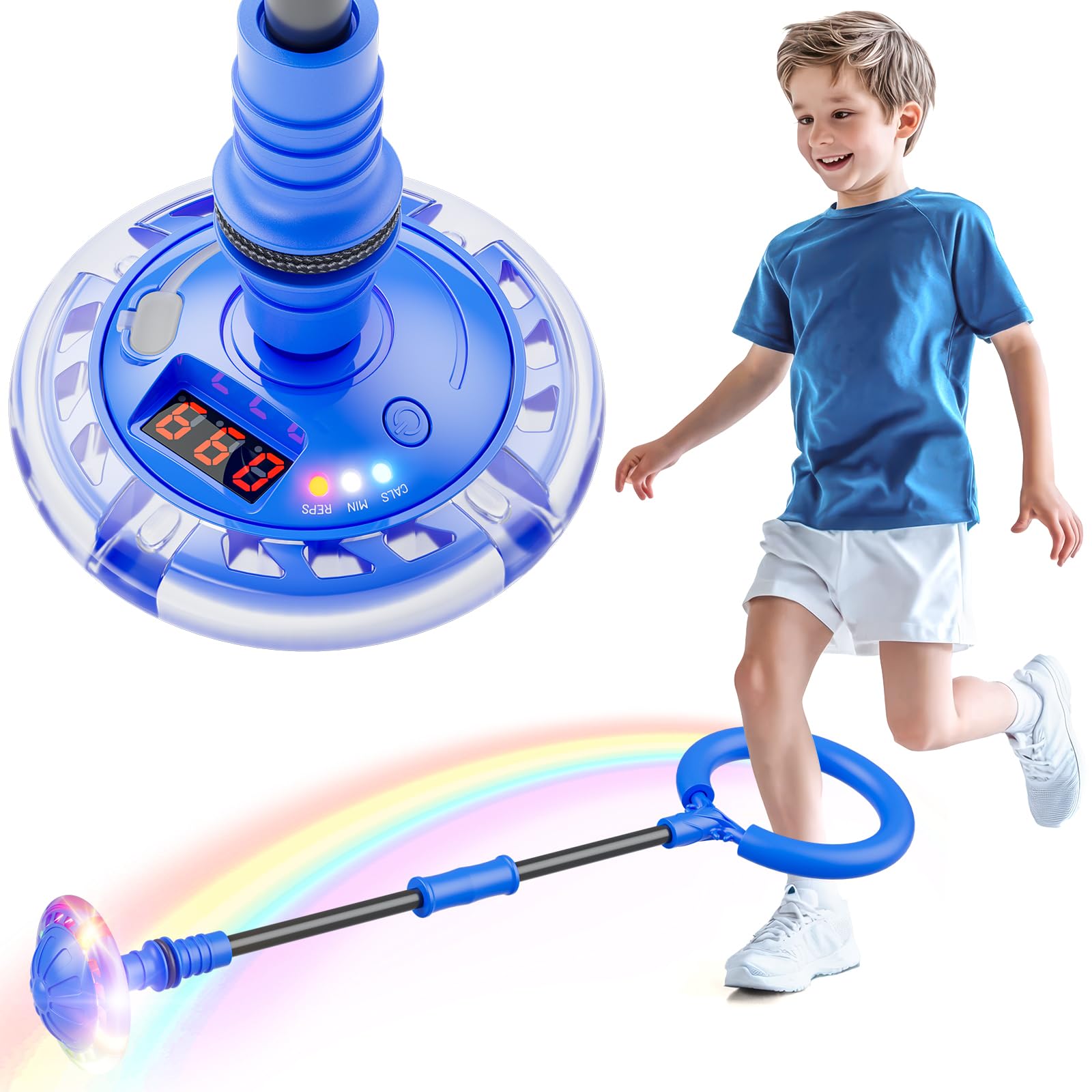 Foto 2 pulgar | Tobillero Skip Ball Flooyes Con Contador, Temporizador Y Calculadora De Calorías - Venta Internacional.