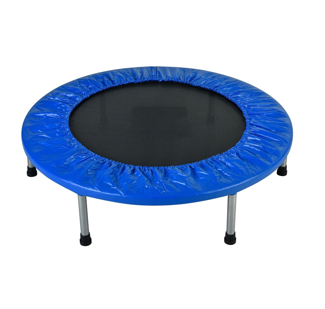 Trampolín Fitness Athletic Works Trmi-36-bl color Negro Reforzado Aeróbico