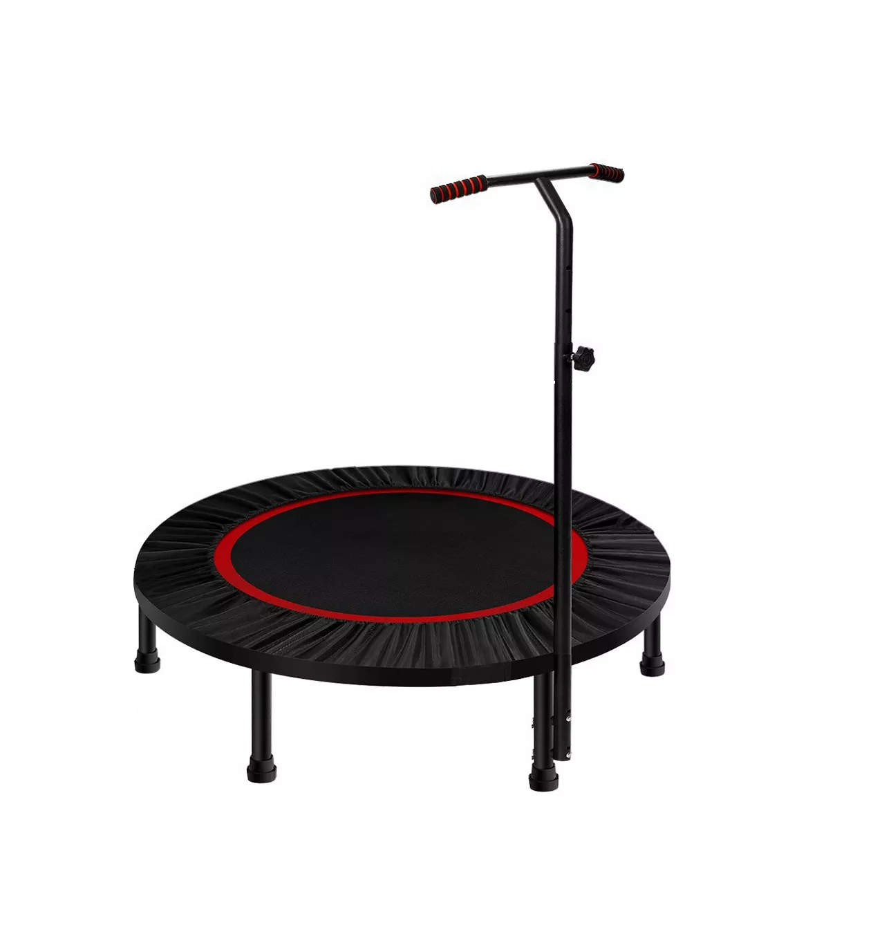 Trampolín Fitness con Barra Ajustable para Adulto/Niños