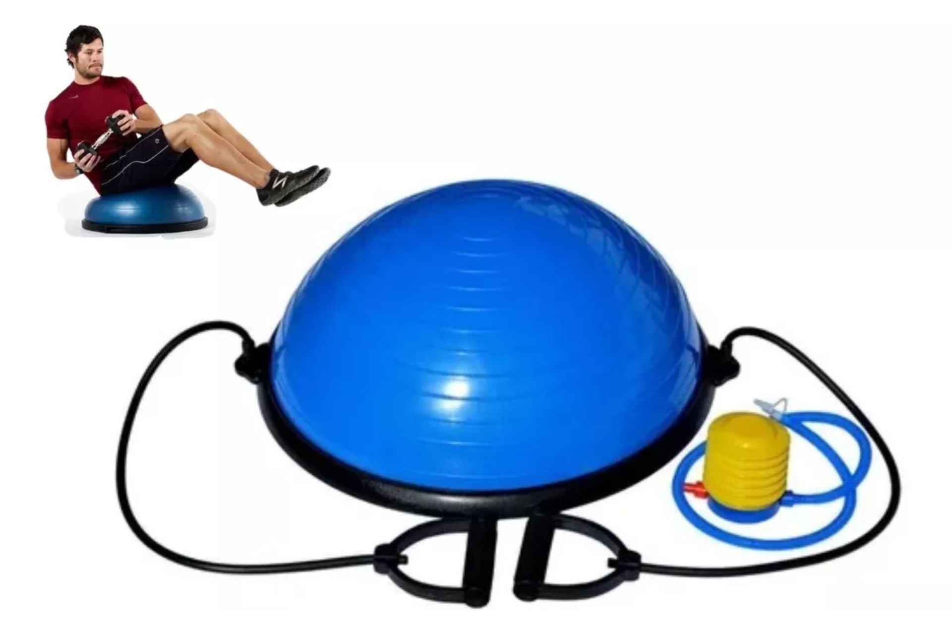 Entrenador Equilibrio Pelota Tipo Bosu Gym