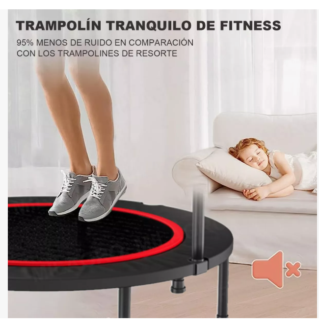 Foto 4 pulgar | Trampolín de Cardio Xtellar con Manijas Ajustables