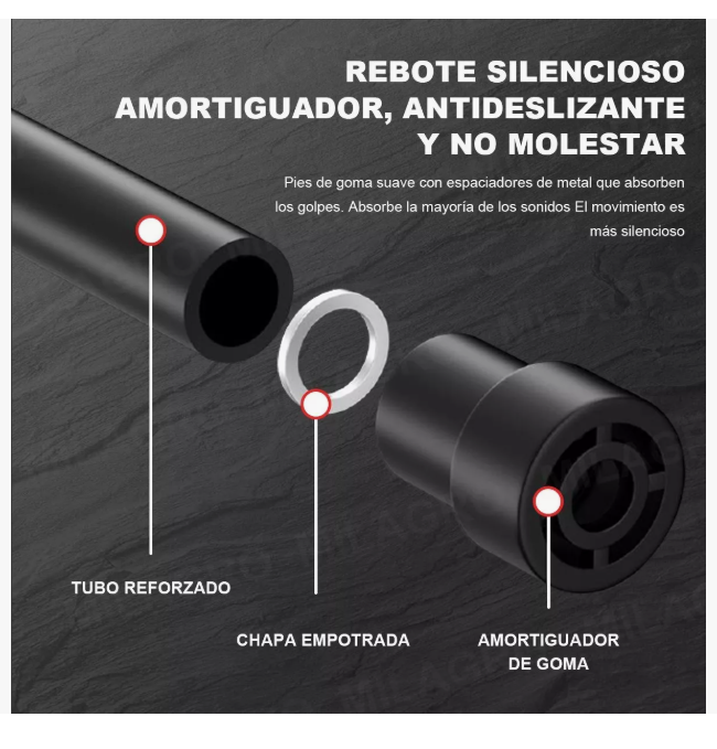 Foto 6 pulgar | Trampolín de Cardio Xtellar con Manijas Ajustables