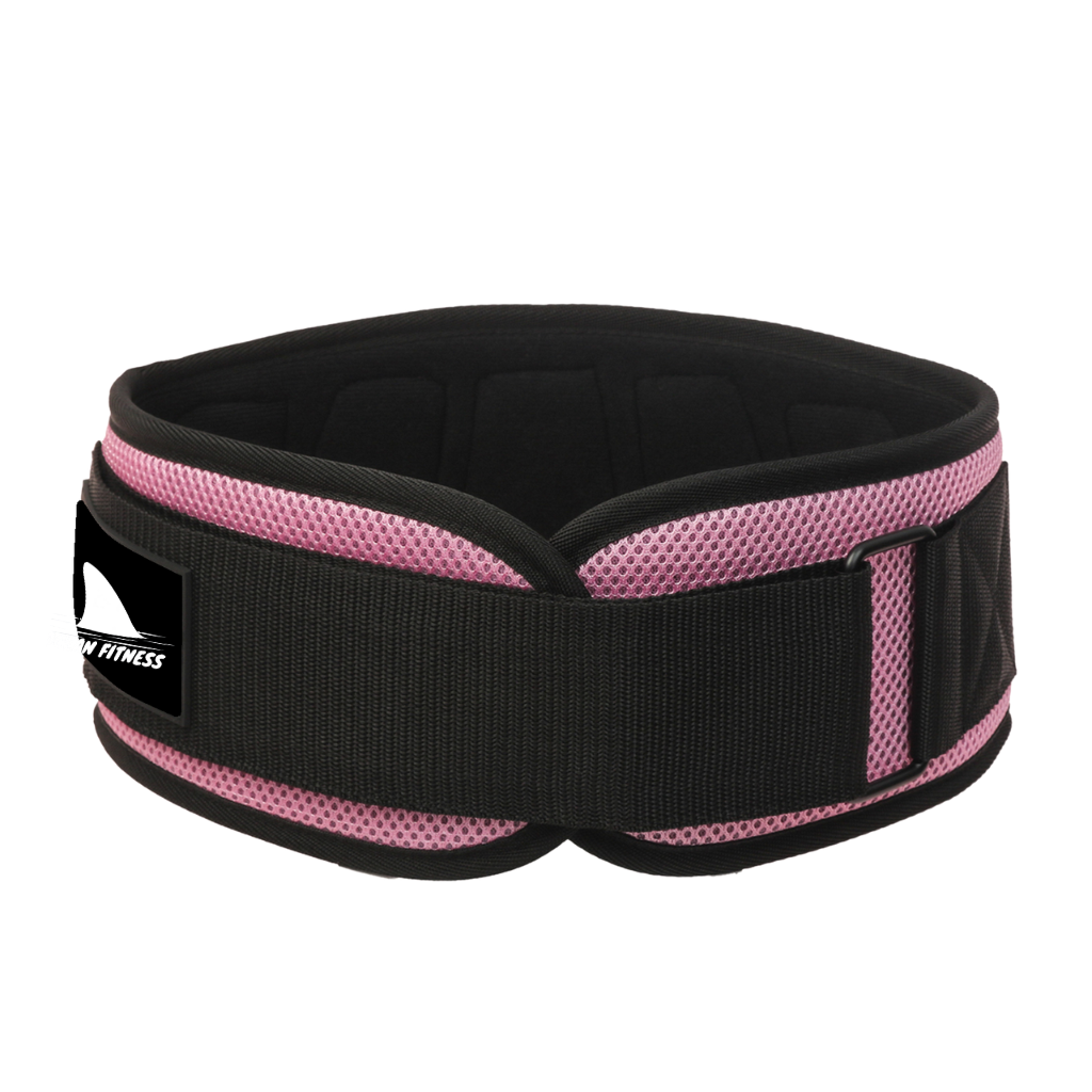 Foto 2 pulgar | Cinturón Faja Para Pesas Ocean Fitness Ocean Power color Rosa Fuerza Sport