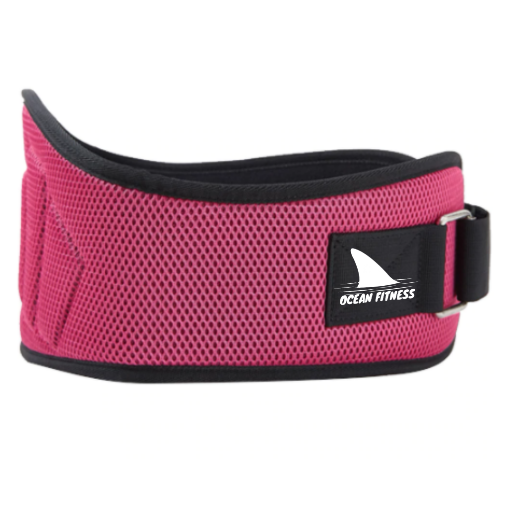Foto 7 pulgar | Cinturón Faja Para Pesas Ocean Fitness Ocean Power color Rosa Fuerza Sport