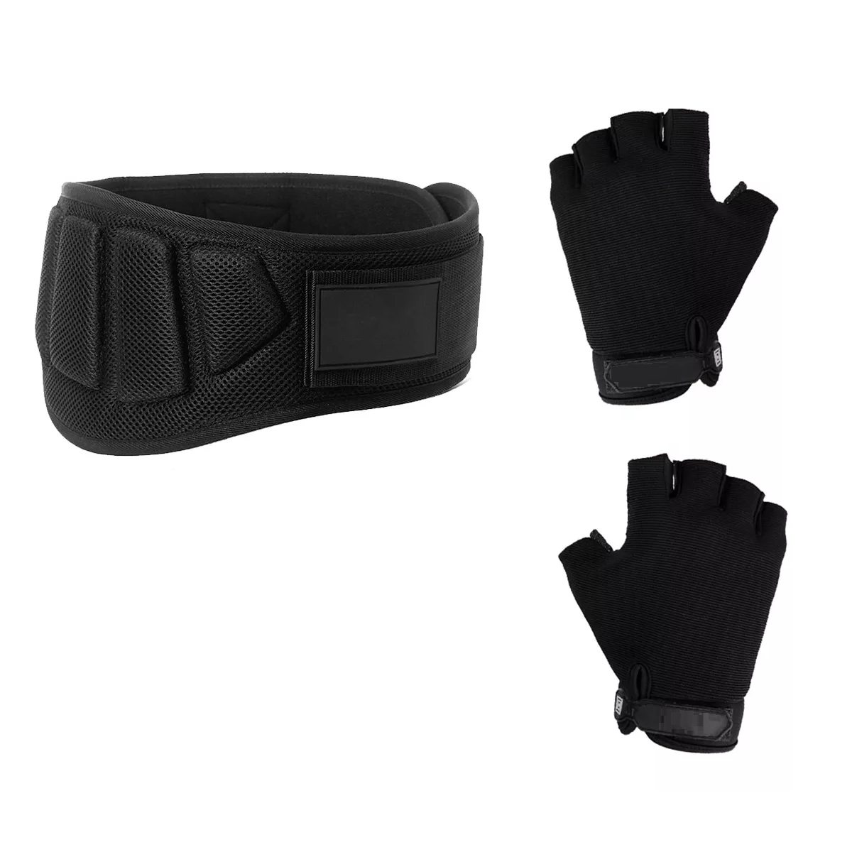 Foto 2 pulgar | Gym Lumbar Pesas Ejercicios Faja Crossfit Cinturón y Guantes L Eo Safe Imports Esi-10136 Negro