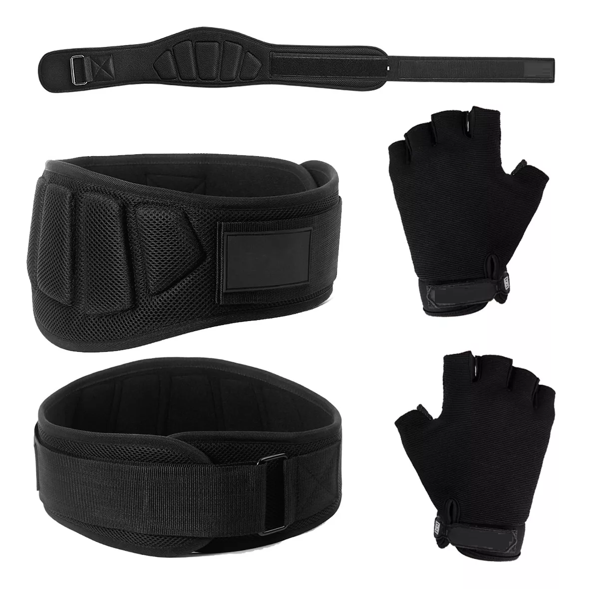 Foto 2 pulgar | Gym Lumbar Pesas Ejercicios Faja Crossfit Cinturón Y Guantes  M  Eo Safe Imports Esi-11765  Negro