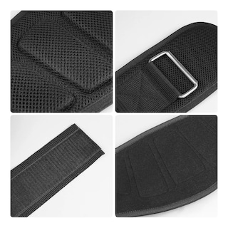 Foto 2 | Gym Lumbar Pesas Ejercicios Faja Crossfit Cinturón Y Guantes S Eo Safe Imports Esi-11764 Negro