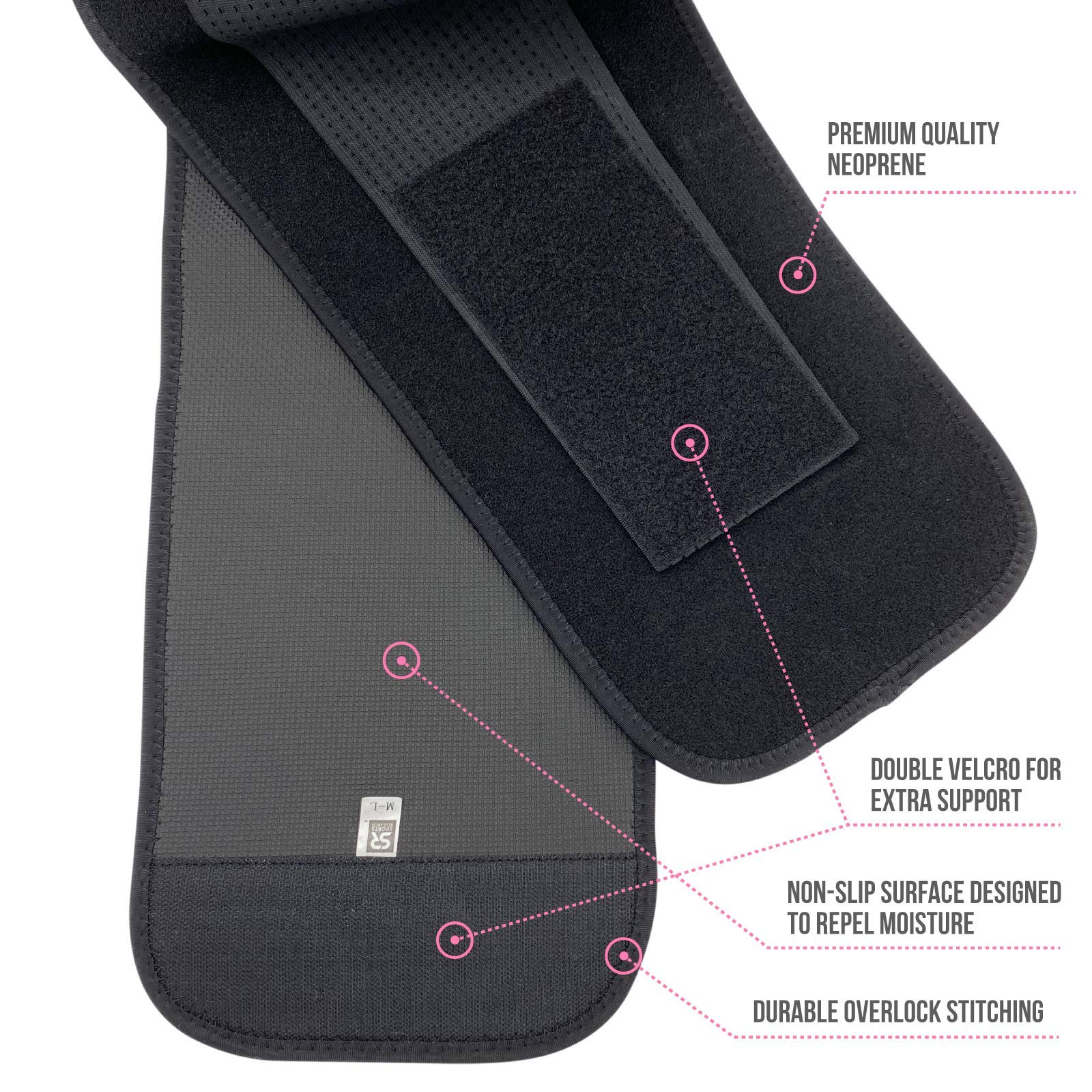 Foto 5 pulgar | Recortador De Cintura Sports Research Sweet Sweat «pro-series» - Venta Internacional.