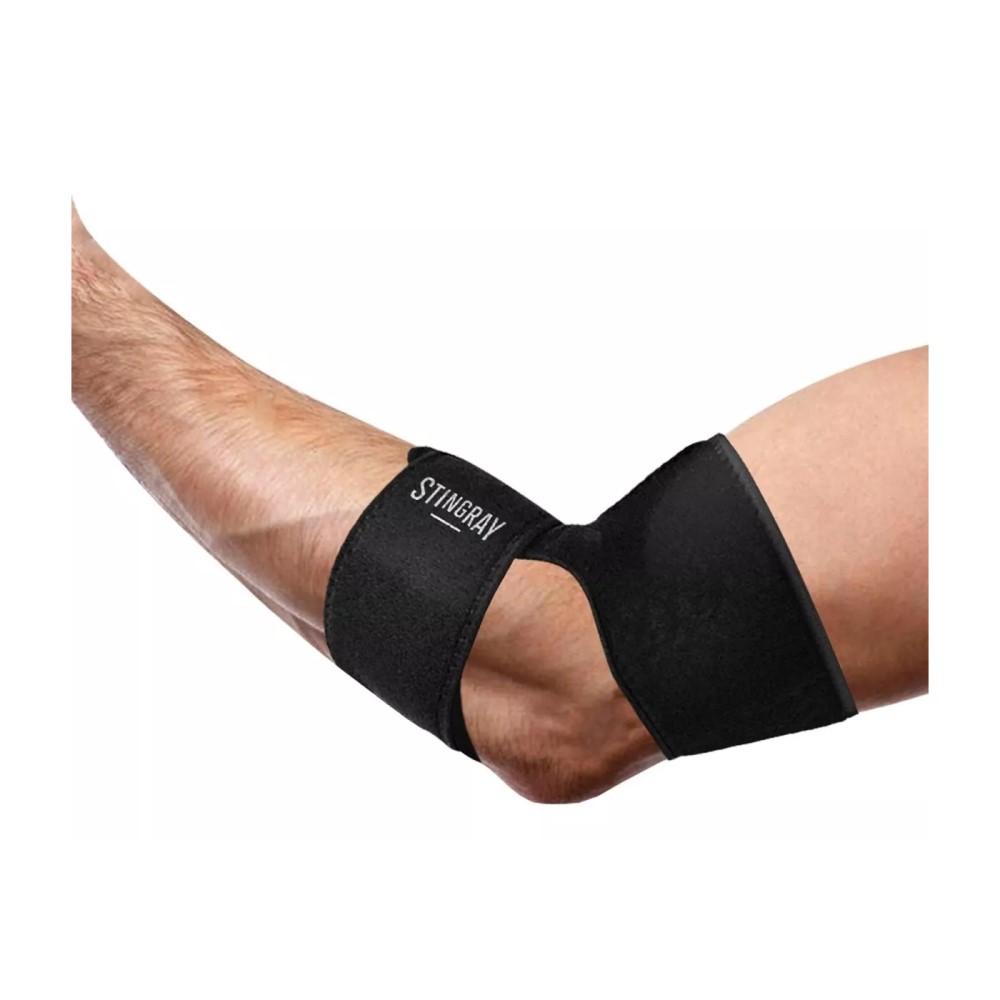 Foto 2 pulgar | Codera Neopreno Ajustable Compresion Fitness Stingray Codsti0001 Negro