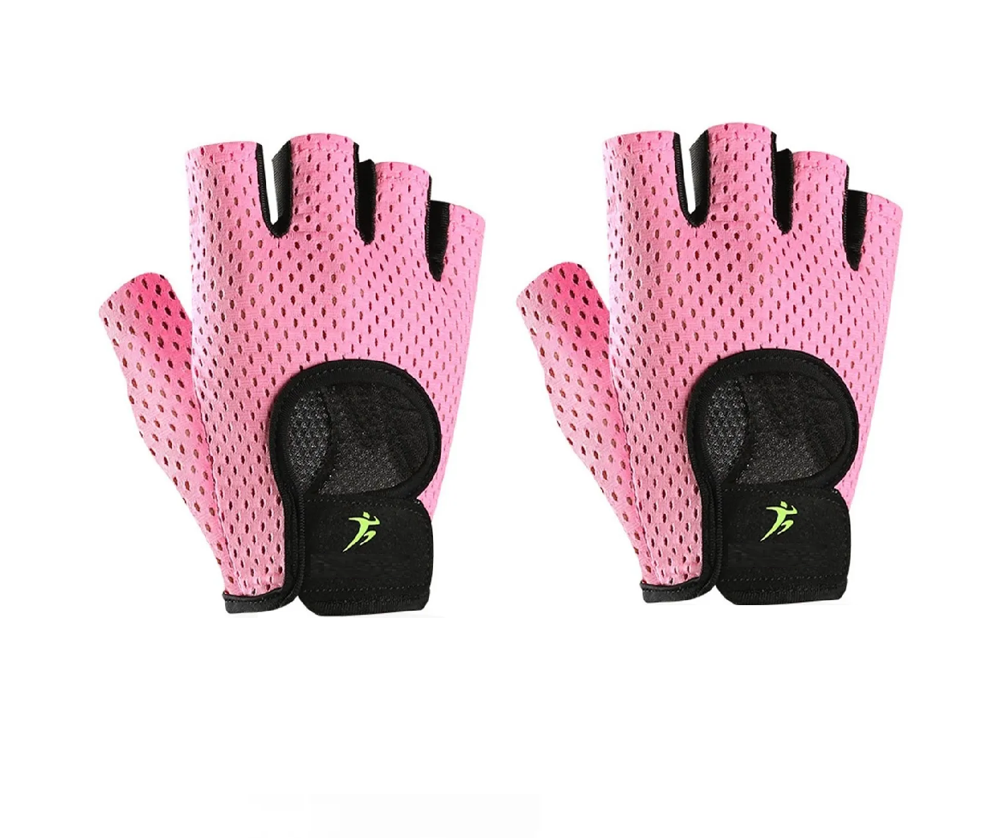 Guantes para Gym Deporte Crossfit Unisex Rosa Talla Chica