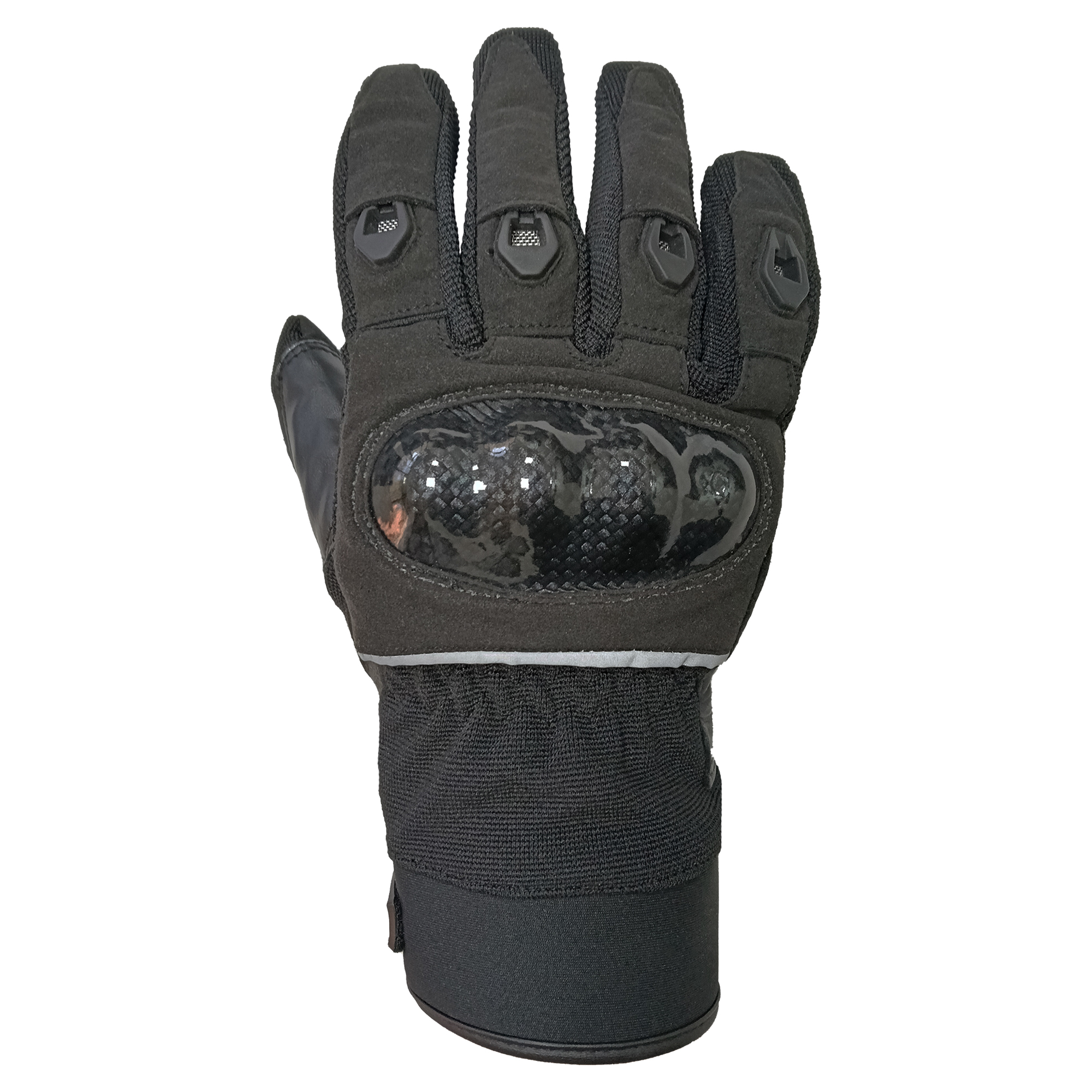 Foto 2 pulgar | Guantes de Motociclista Verri Negros