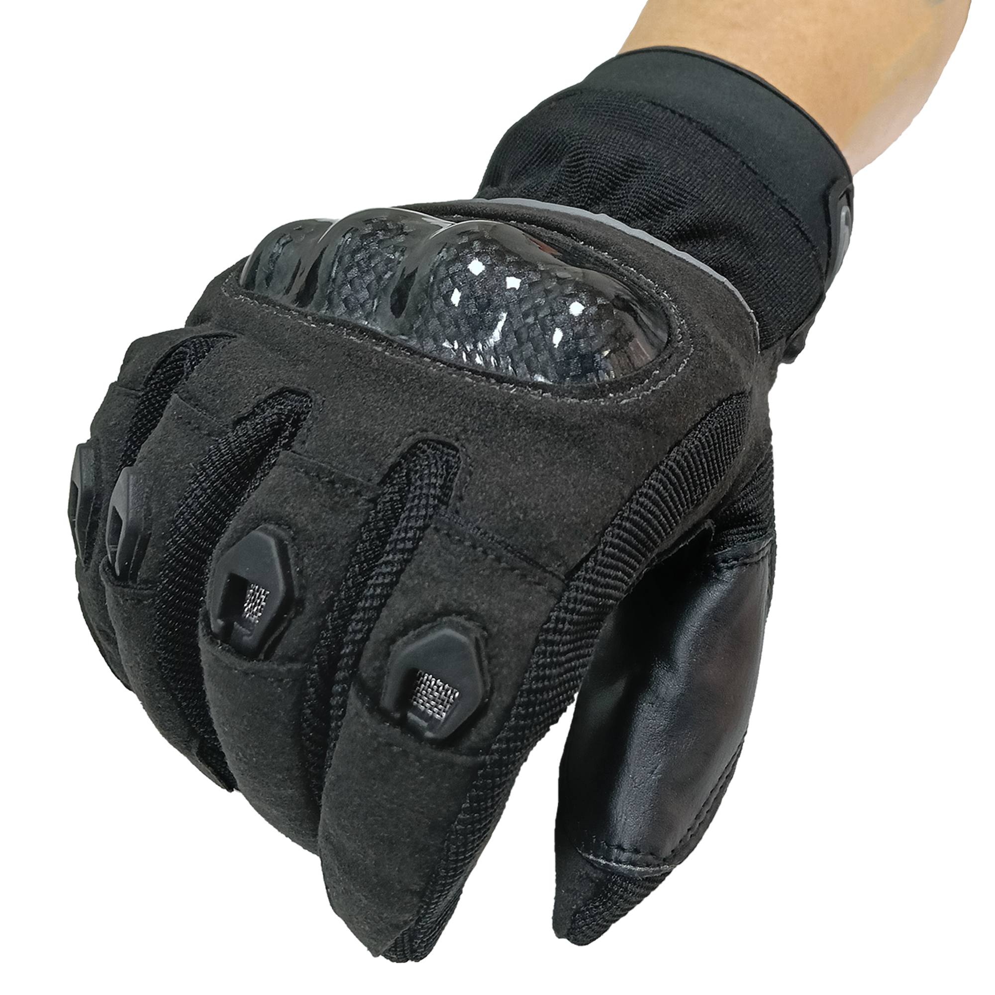 Foto 4 pulgar | Guantes de Motociclista Verri Negros