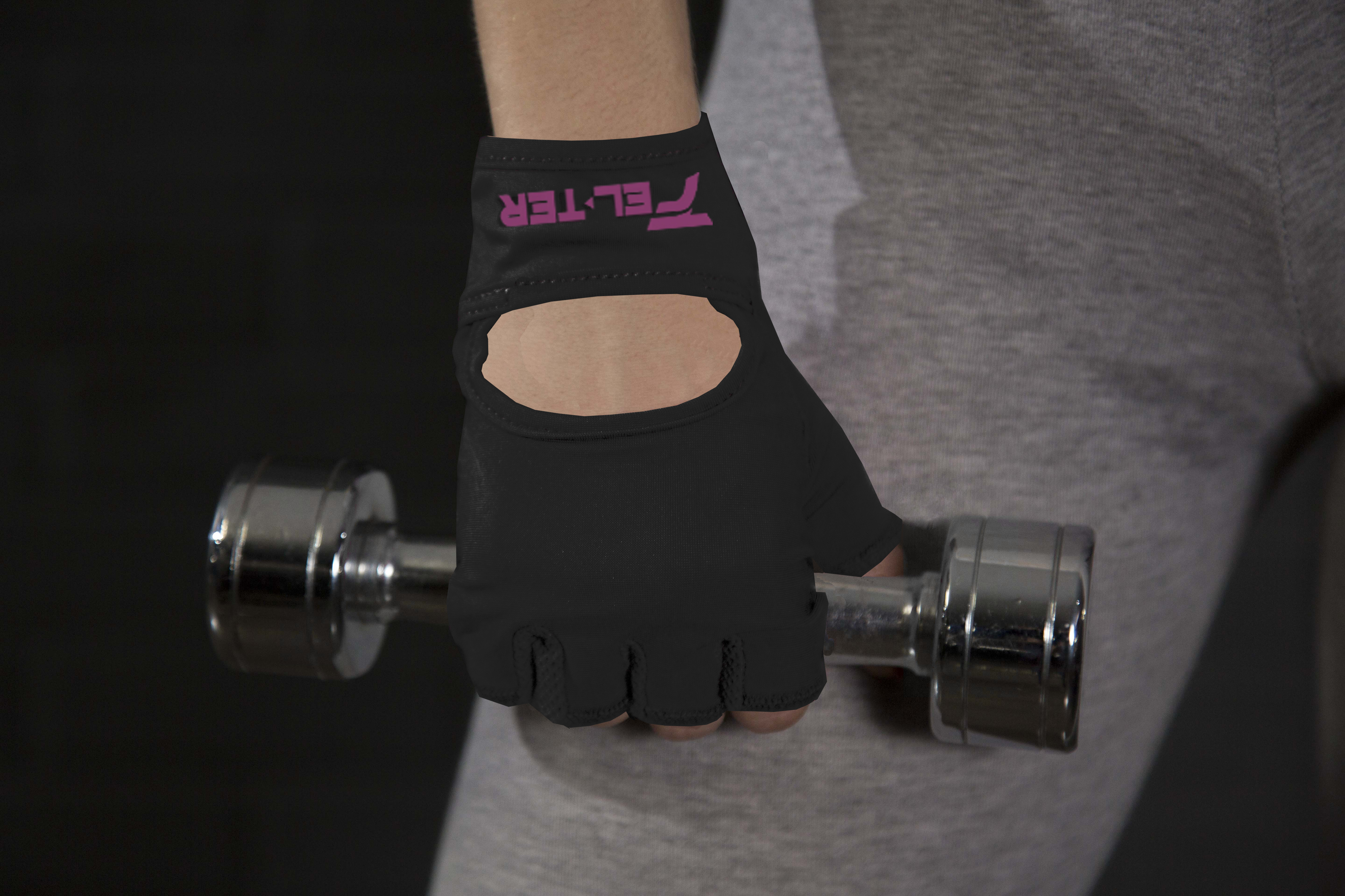 Foto 7 pulgar | Guante Felter Fitness De Lycra Dama, Piel,  Gym, Crossfit
