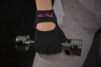 Foto 6 | Guante Felter Fitness De Lycra Dama, Piel, Gym, Crossfit