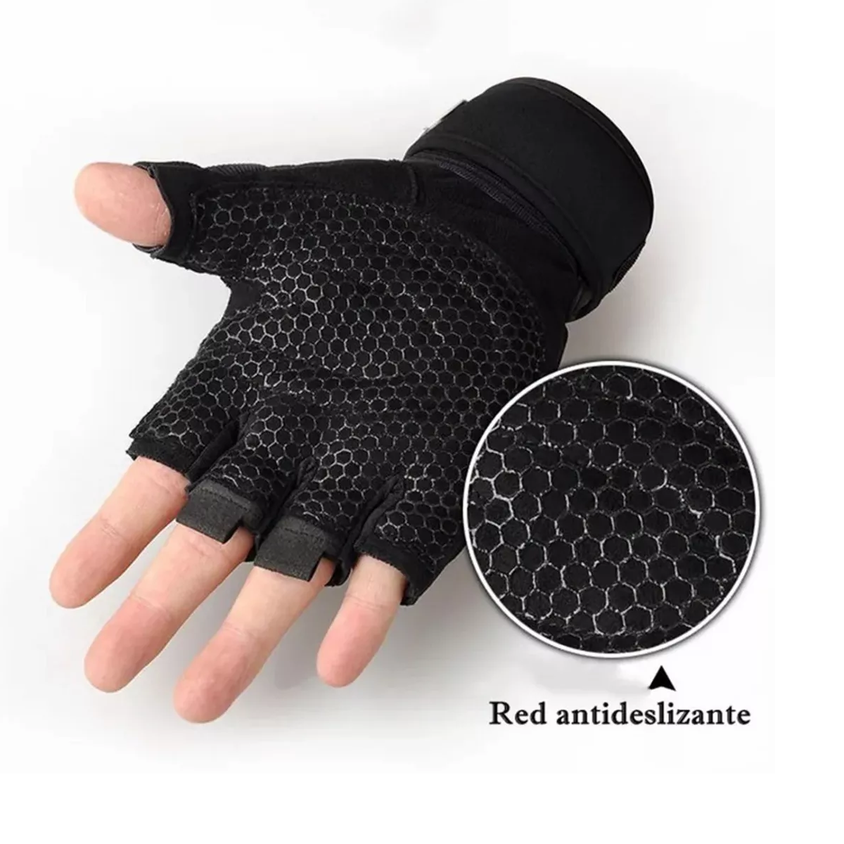 Foto 3 pulgar | Guantes Eo Safe Imports Esi-5644 color Rojo para Gym Pesas Crossfit Gimnasio