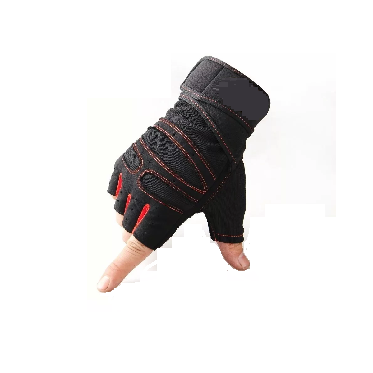 Foto 2 pulgar | Guantes Eo Safe Imports Esi-5643 color Rojo Gym para Pesas Crossfit Gimnasio