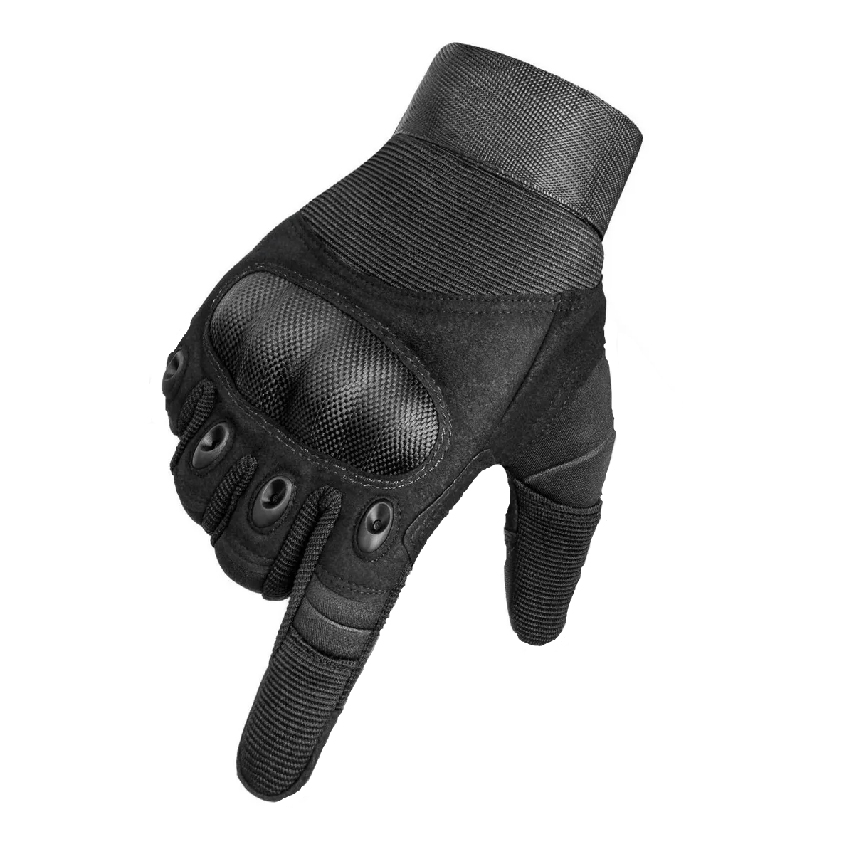 Foto 1 | Guantes de Motociclista Eo Safe Imports Esi-6202 Aptos para Pantalla Táctil + Mosquetón M Negro
