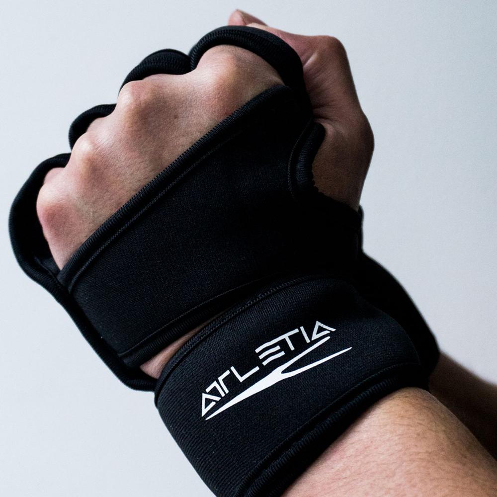 Foto 6 | Guantes Attletia color Negro para Gimnasio con Protección Completa de Muñeca y Palma