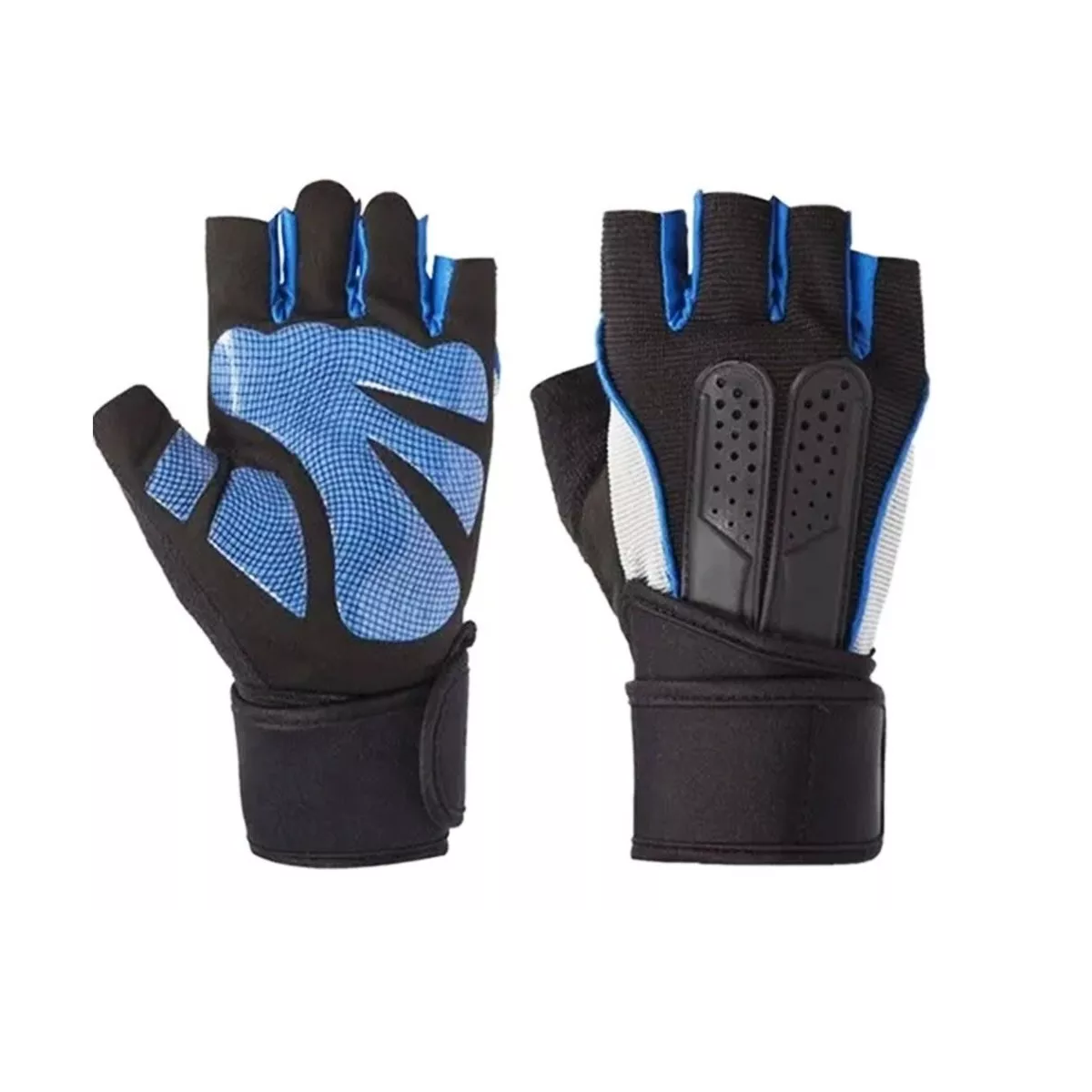 Foto 3 pulgar | Guantes Eo Safe Imports Esi-7451 para Gym/Pesas/Crossfit Azul