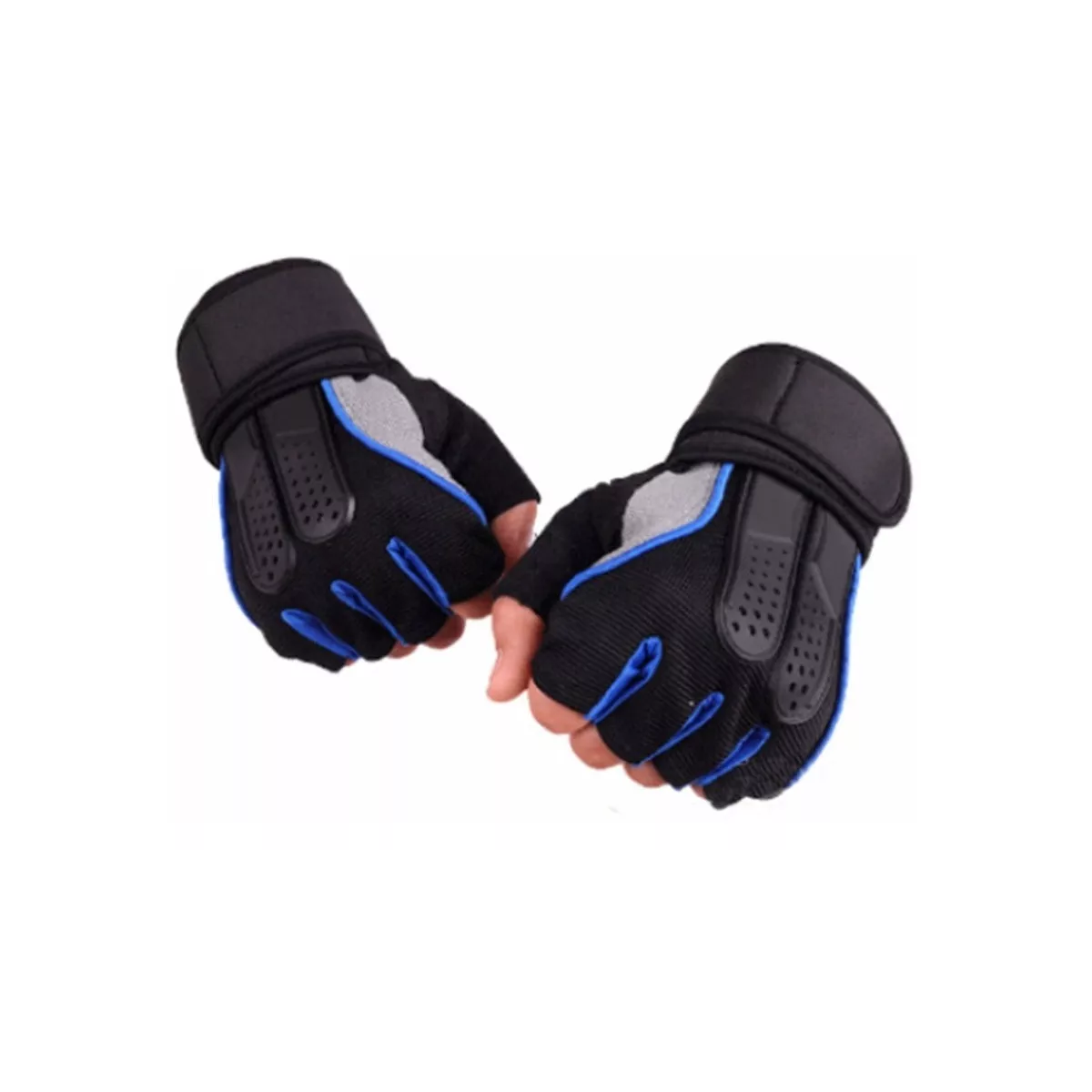 Foto 4 pulgar | Guantes Eo Safe Imports Esi-7451 para Gym/Pesas/Crossfit Azul