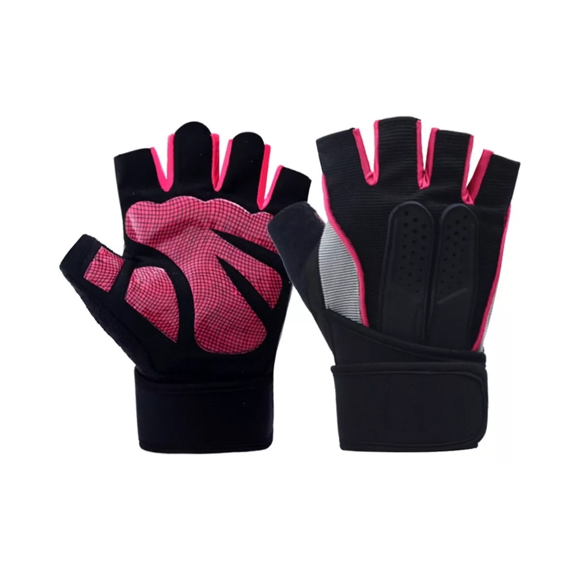 Guantes Eo Safe Imports Esi-7453 para Gym/Pesas/Crossfit Rosa