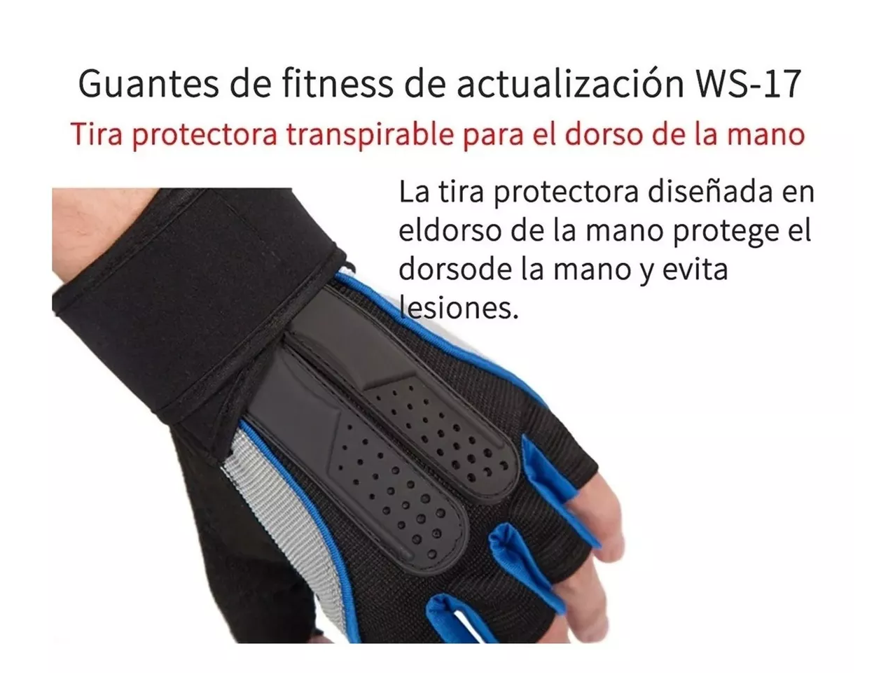 Foto 3 pulgar | Guantes Belug color Azul Talla M