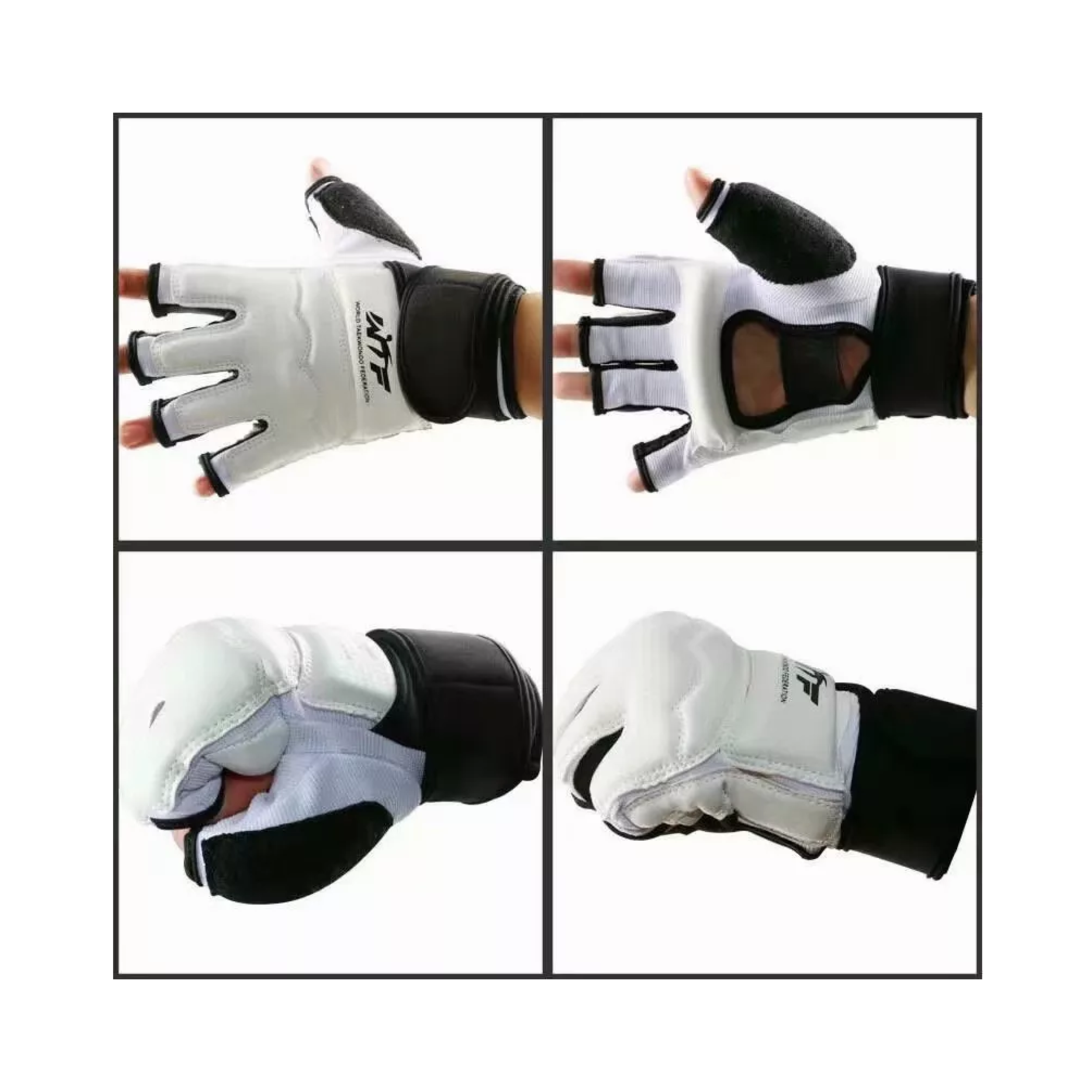 Foto 3 pulgar | Guantes Protectores para Taekwondo Talla Xl Blanco