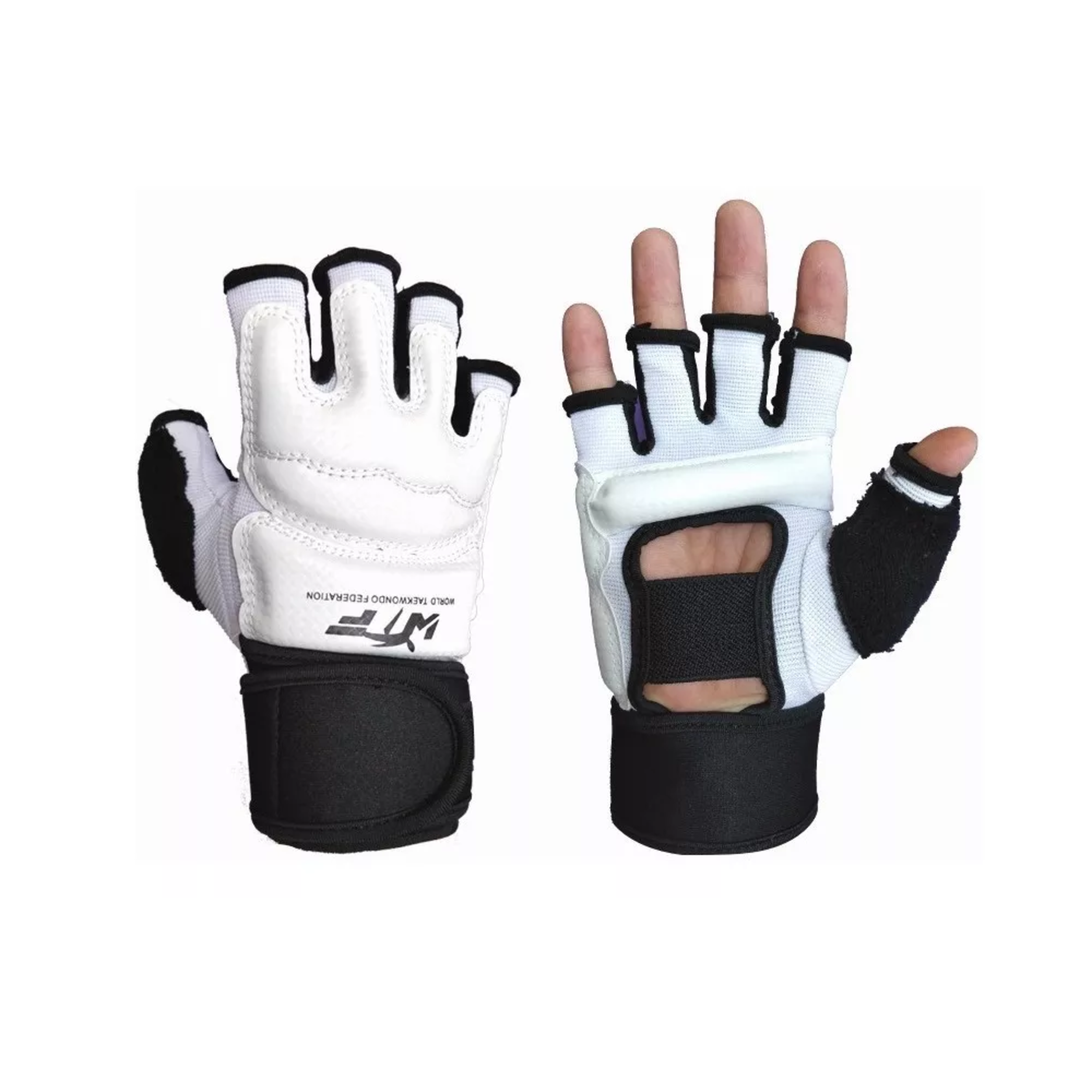 Foto 5 pulgar | Guantes Protectores para Taekwondo Talla Xl Blanco