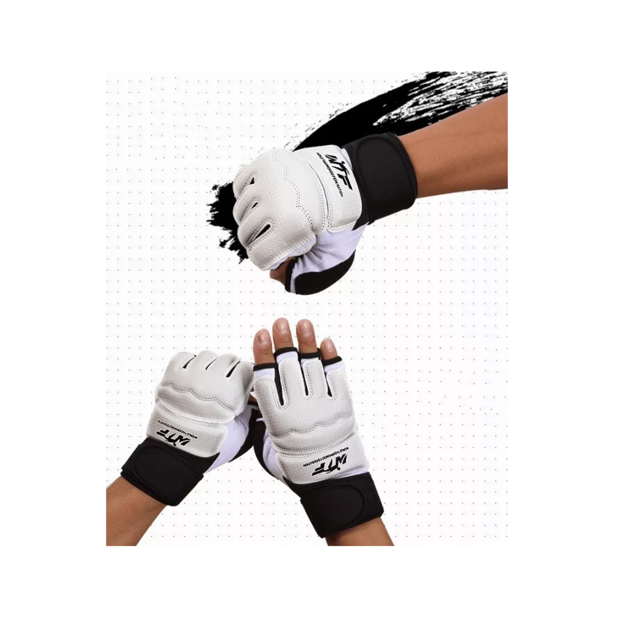 Foto 6 pulgar | Guantes Protectores para Taekwondo Talla Xl Blanco