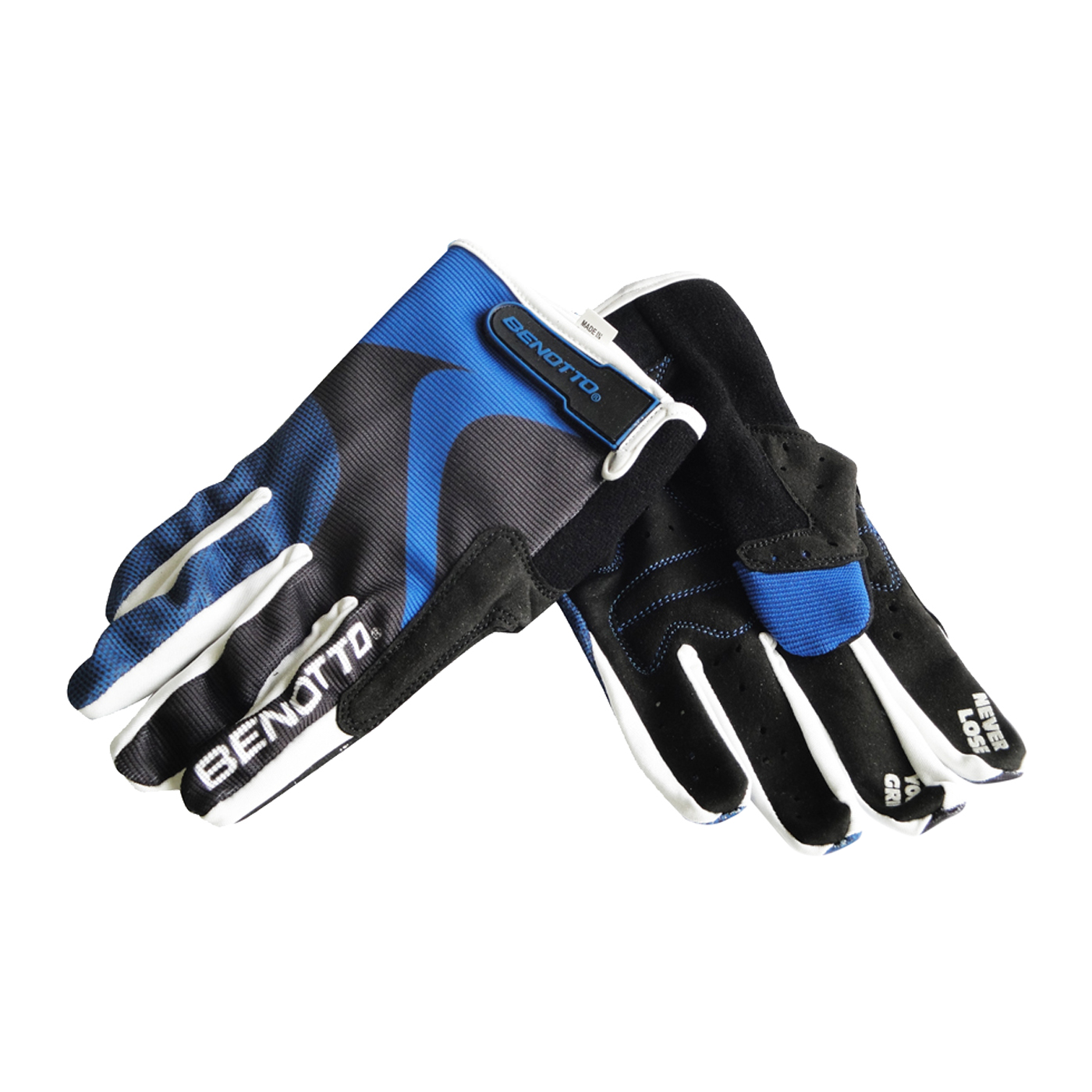 Foto 2 pulgar | Guantes de Ciclismo Benotto Completo Gel Ms-892 Azul y Negro