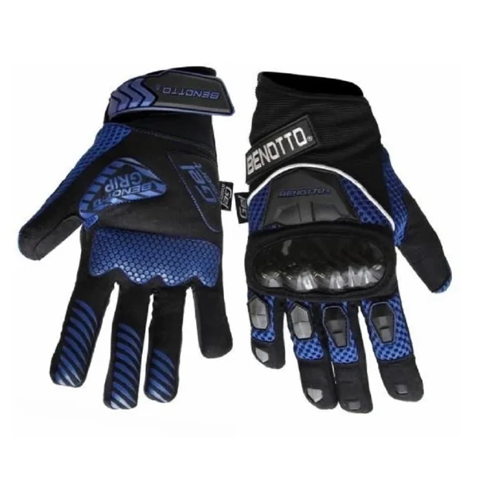 Guantes  para Ciclista Benotto con Gel Protector Azules $759