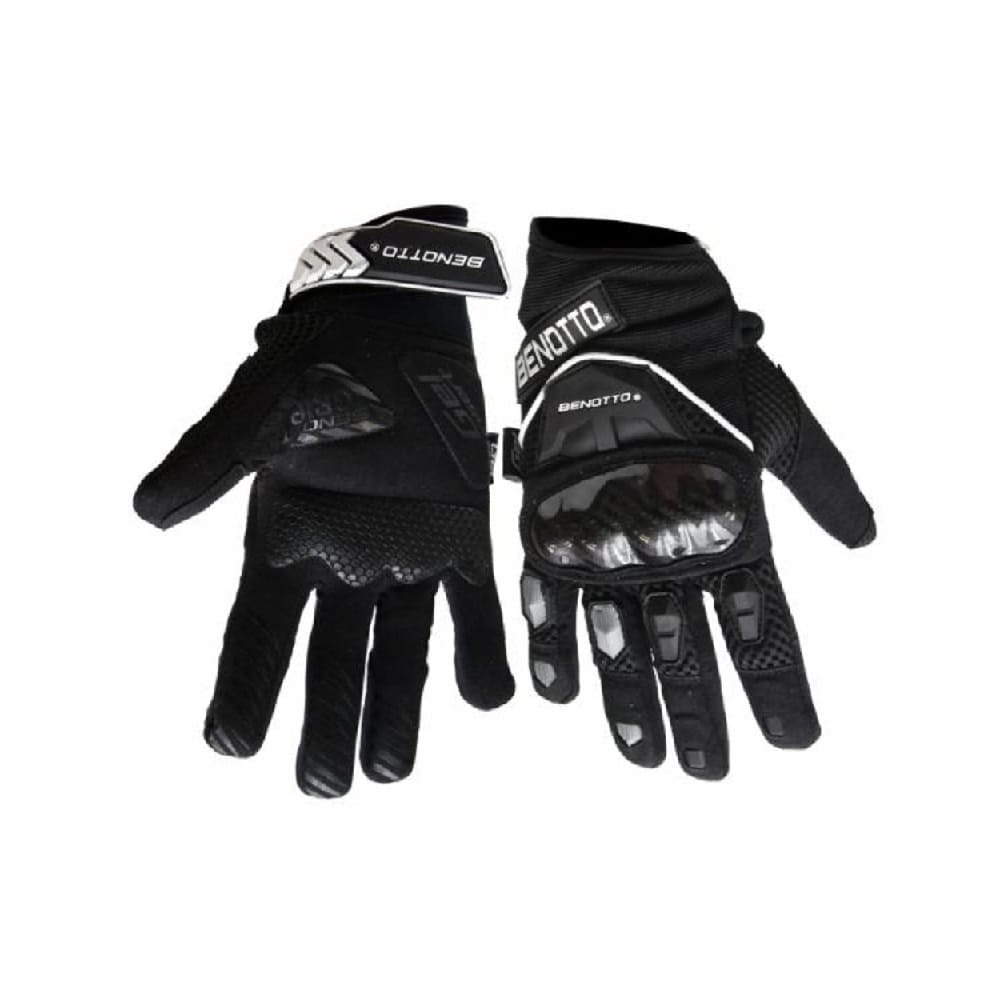 Guantes para Ciclista Mtb con Protector Benotto Ms-1156 Negros $729