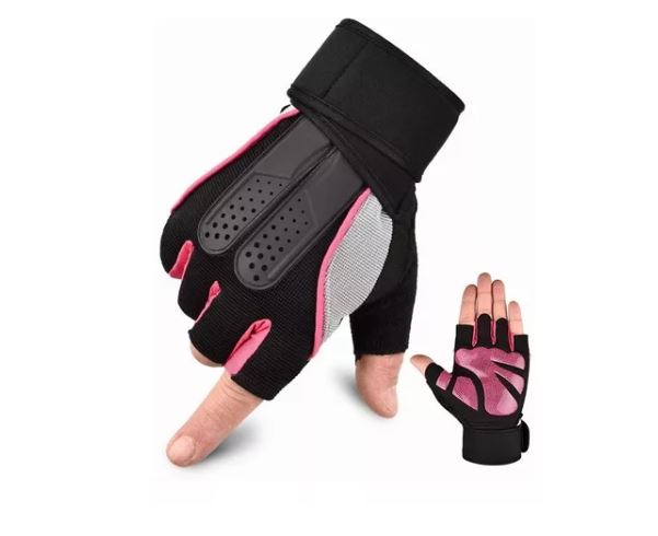 Foto 3 pulgar | Guantes Tácticos Wünd Rosa para Crossfit y Gimnasio Talla L