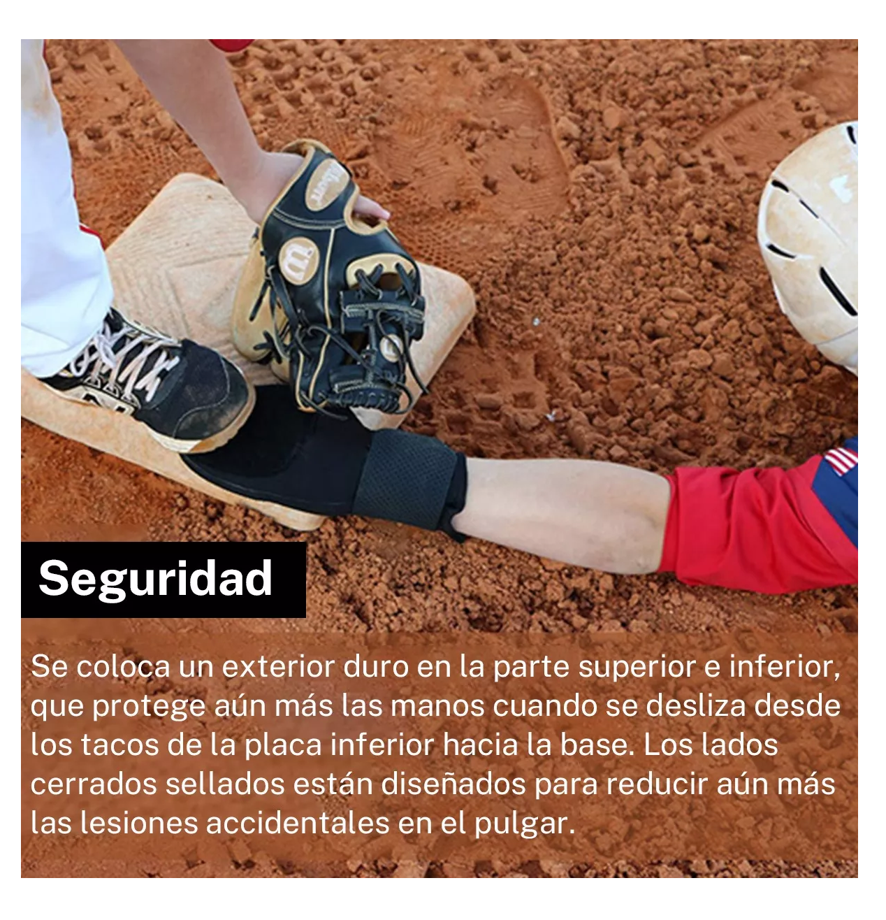 Foto 3 | Guantes Deslizantes con Fugas Negros