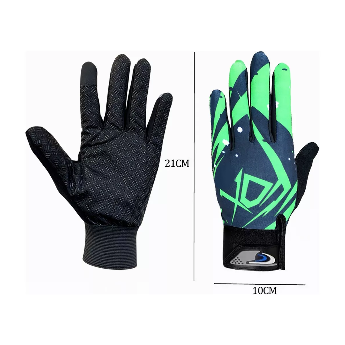 Foto 2 | Guantes Para Ciclismo Eo Safe Imports Esi-13728 Verde