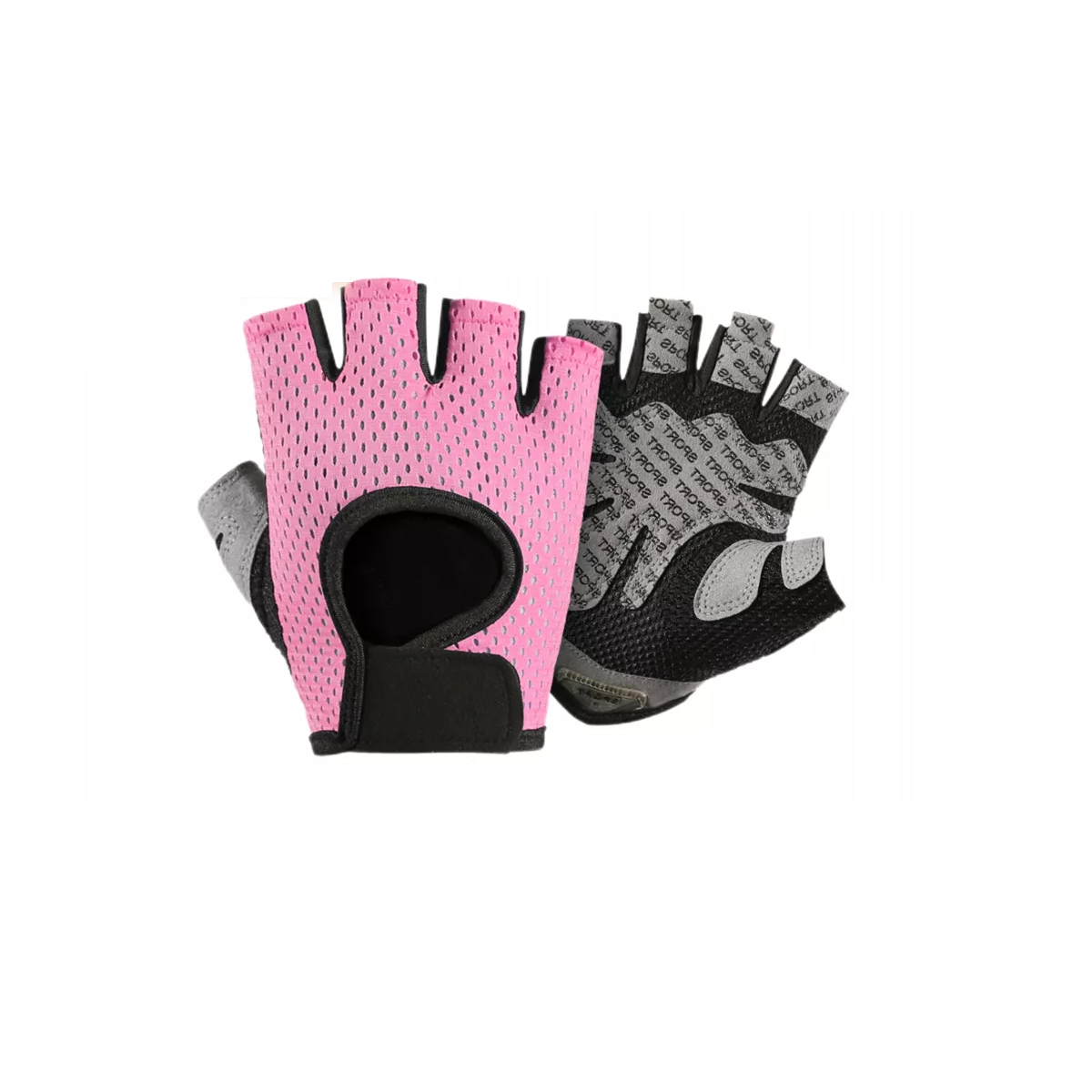 Foto 2 pulgar | Guantes Gym Fitness Guantes Para Pesas L Eo Safe Imports Esi-14208 Rosa