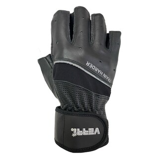 Foto 1 | Guantes De Gym Verri Color Negro Con Muñequera En Piel