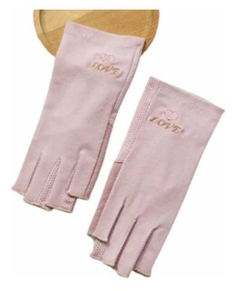 Foto 1 | 3 Pares De Guantes Sin Dedos Chuyland 3 Pares Rosas Algodón Antiderrapantes Para Manejar, Spinning, Proteccion
