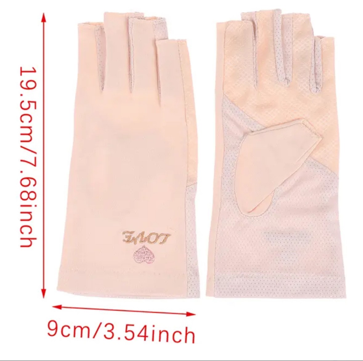 Foto 3 pulgar | 3 Pares De Guantes Sin Dedos Chuyland 3 Pares Rosas  Algodón Antiderrapantes Para Manejar, Spinning,  Proteccion