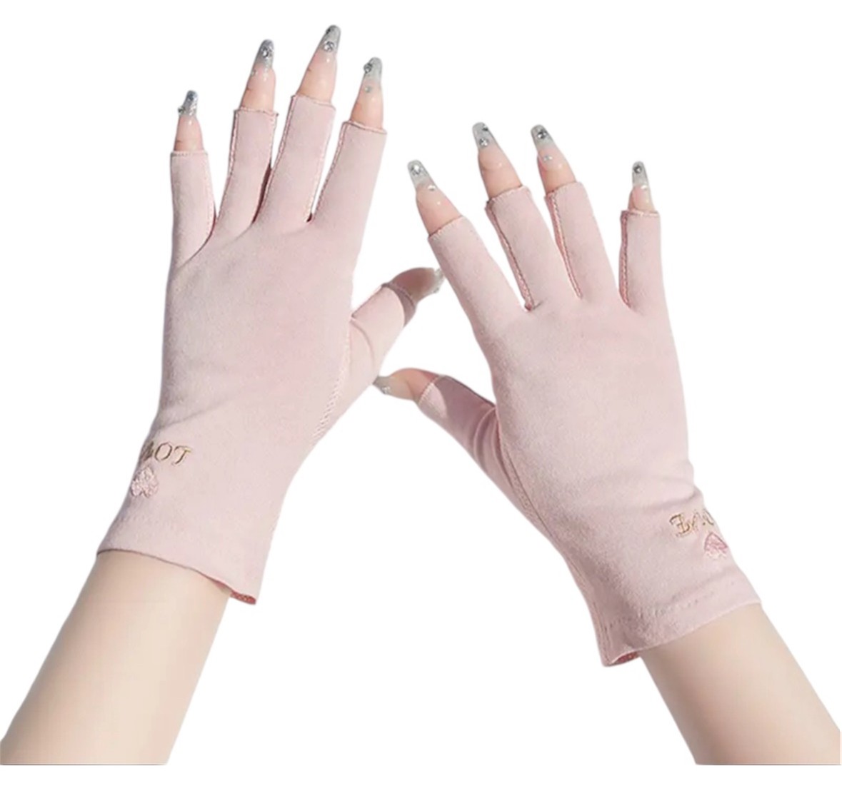 Foto 4 pulgar | 3 Pares De Guantes Sin Dedos Chuyland 3 Pares Rosas  Algodón Antiderrapantes Para Manejar, Spinning,  Proteccion
