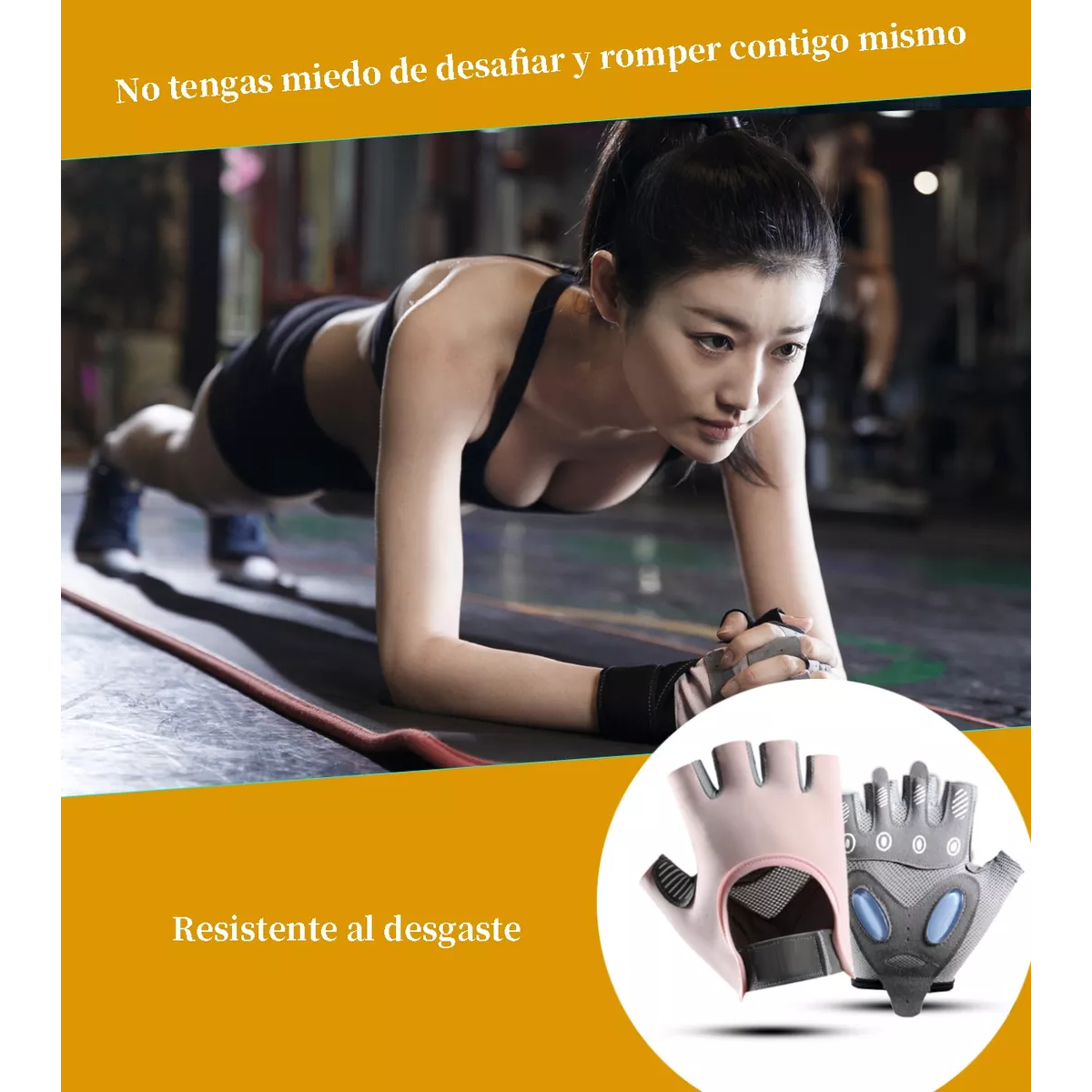 Foto 3 | Guantes Gym Talla Ch/m Eo Safe Imports Esi-16953 Rosa