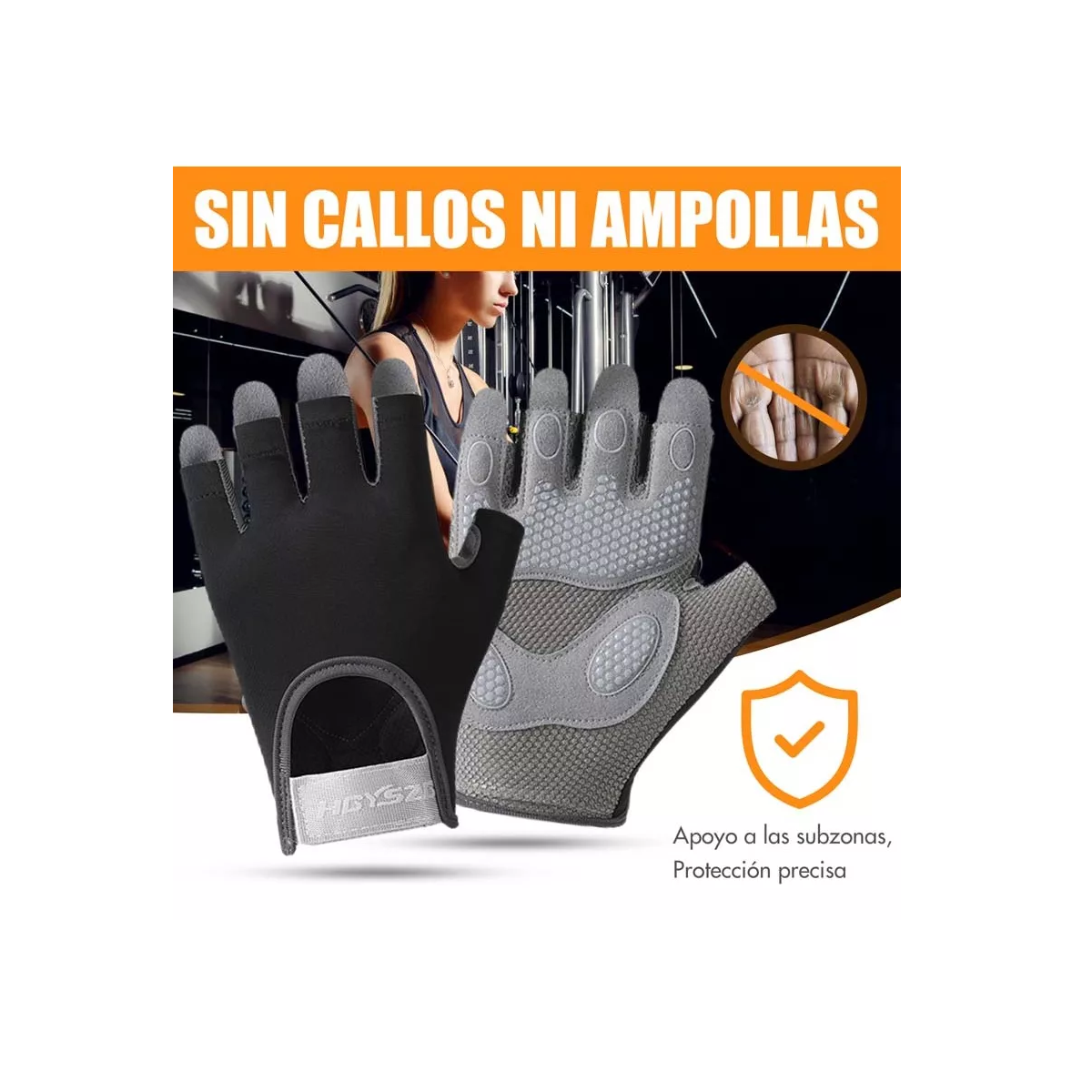 Foto 4 pulgar | Guantes Gym Tacticos Pesas Crossfit Gimnasio Mujer Hombre Talla S Eo Safe Imports Esi-18242 Multicolor
