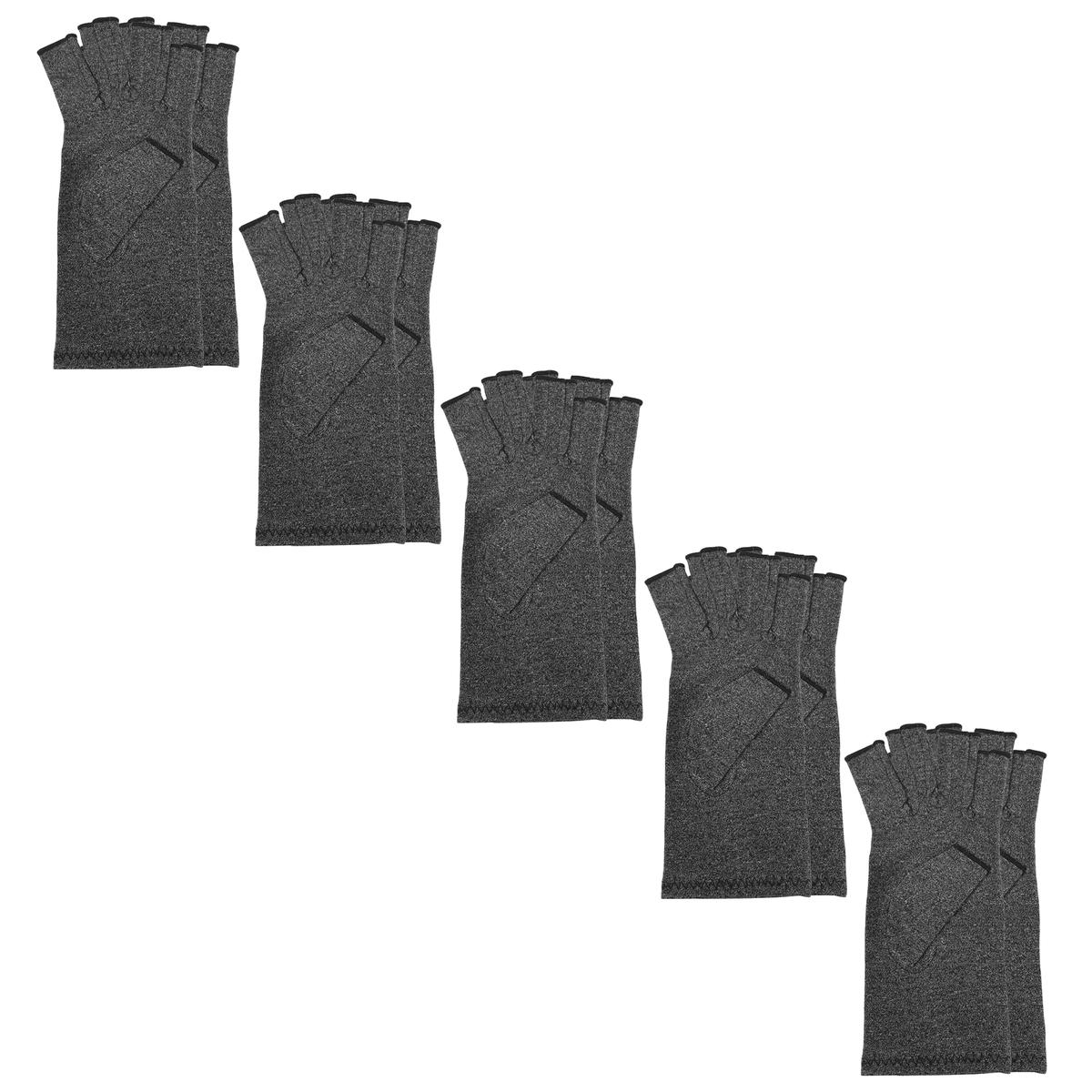 Foto 2 pulgar | Guantes Para Rehabilitación Mxahg-015 Fullmedix 5 Pares Gris